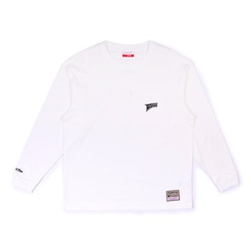 M&N TEAM MESH POCKET ESSENTIAL LONG SLEEVE TEE 長袖上衣 勇士隊