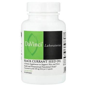 DaVinci Laboratories, 黑醋栗籽油，1000 毫克，90 粒軟膠囊（每粒軟膠囊 500 毫克）