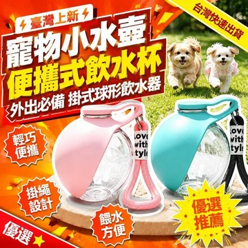 ⚡台灣現貨⚡優選⭐寵物外出水壺 寵物水壺 寵物飲水壺 寵物隨行杯 狗狗外出水壺 貓咪水壺 寵物水瓶 狗狗外出水瓶折疊水壺