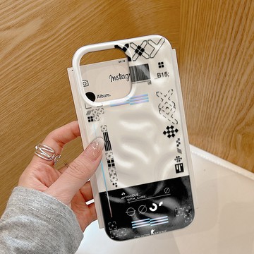 奢華潮牌 適用蘋果17Promax手機殼iPhone16Plus軟殼15隕石紋理14大孔13波浪紋12趣味11保護殼