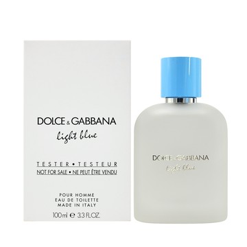 【Dolce & Gabbana】D&G 淺藍男性淡香水 100ml TESTER-環保盒有蓋 總代理公司貨