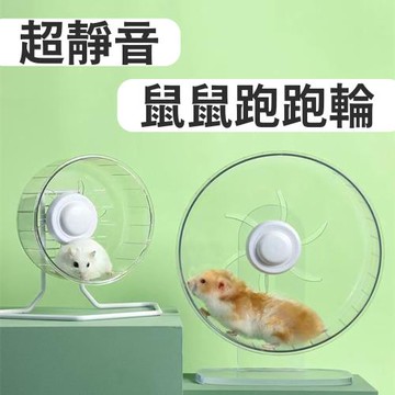 超靜音【鼠鼠透明跑跑輪】老鼠滾輪 倉鼠 黃金鼠 滾輪 健康運動環境 寵物運動用品 小動物