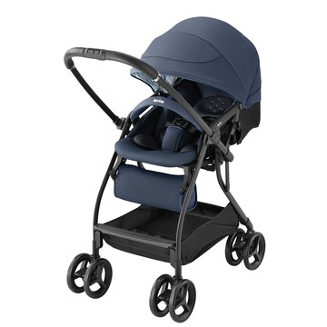 Aprica 愛普力卡 雙向自動四輪推車 RunRun 2129309  深海藍 NV