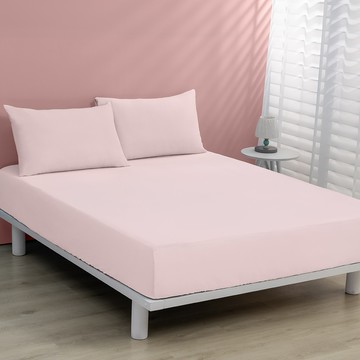 新品_東妮寢飾（單人/雙人/加大/特大）TopCool冰凍涼感床包枕套組 / 雪櫻粉