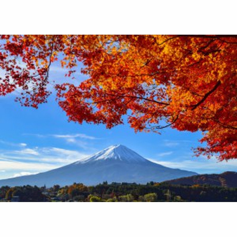 絵画風 壁紙ポスター 地球の撮り方 河口湖の紅葉まつりと富士山 日本の絶景 C Zjp 036a2 版 594mm 4mm 通販 Lineポイント最大1 0 Get Lineショッピング