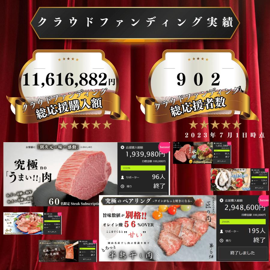 御中元 お中元 ギフト 2023 肉 A5BMS12等級牝ブランド和牛シャトーブリアンステーキ300g 贈り物 プレゼント 高級牛肉