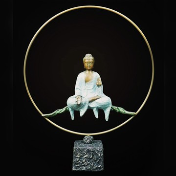 子問 限量原作銅雕 普佛小品系列-藥師佛 (三寶佛)