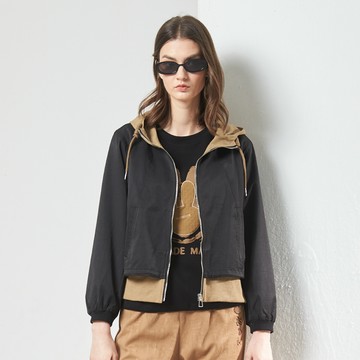 CLL巧玲瓏 多裁片雙色連帽外套 5477207