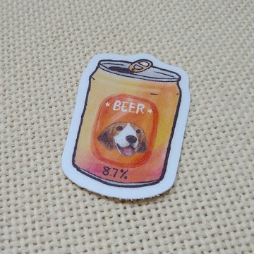 米格魯啤酒-防水車貼-行李箱貼紙_防水貼紙