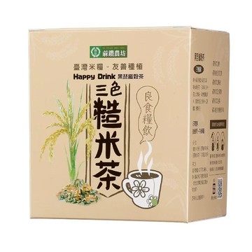蔴鑽農坊 黑琵三色糙米茶  1個  13g  10個裝