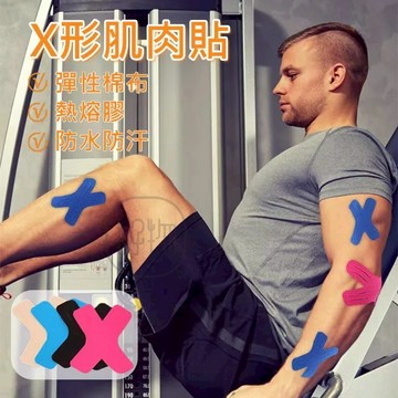 台灣現貨 日本健身運動肌肉保護貼 預分切肌肉貼片 運動膠帶 健身綁帶 肌貼 肌肉貼 登山跑步籃球羽球騎行護具 肌肉防護貼