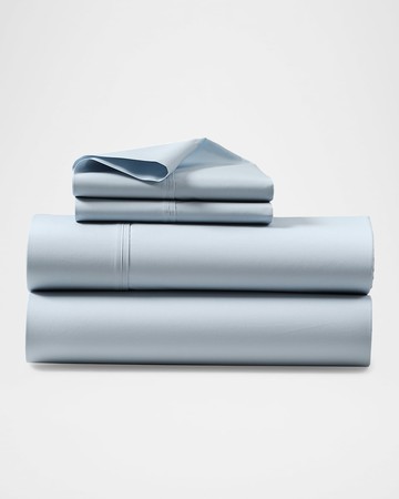 Organic 464 Percale Flat Sheet, FULL
