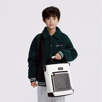 兒童 網袋 手提包 - 白色