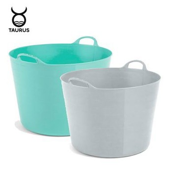 TAURUS 多功能軟式泡澡桶組 特大綠+大灰 (4歲以上泡澡專屬 泡至胸前不著涼 順利銜接 成長澡盆 折疊澡盆 紐西蘭 洗澡桶 泡澡桶 泡泡浴 兒童澡盆)