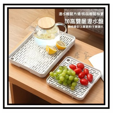 【現貨】瀝水器 廚房托盤 水果盤 廚房托盤茶盤 水果托盤 茶碗托盤 收納 廚房收納 瀝水盤 茶盤 廚房用品 瀝水收納