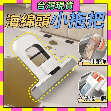 🥝台灣現貨🥝 拖把 小拖把 迷你拖把 迷你海綿拖 便攜拖把 輕便拖把 迷你小拖把 桌上拖把 桌麵清潔拖把 0915