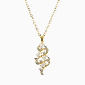 金蛇白玉項鍊 | 蛇年限定 天然翡翠 | 送禮