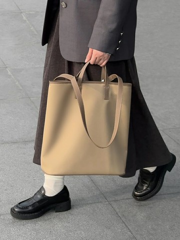 商務手提文件包女士上班通勤包牛津布托特包手拎公文包包【木屋雜貨】