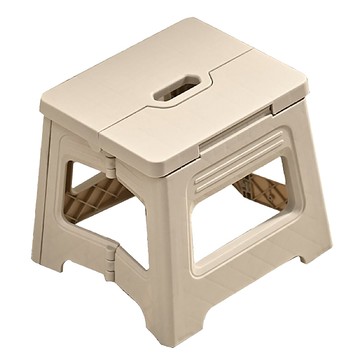 摺疊板凳 升級款 特大 630g 奶油白 輕巧 方便攜帶  1個