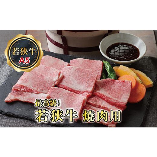 ふるさと納税 福井県 越前市 若狭牛焼肉用（A5ランク）　300ｇ