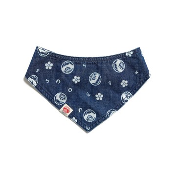 江戶勝｜丹寧小物｜丹寧布寵物領巾