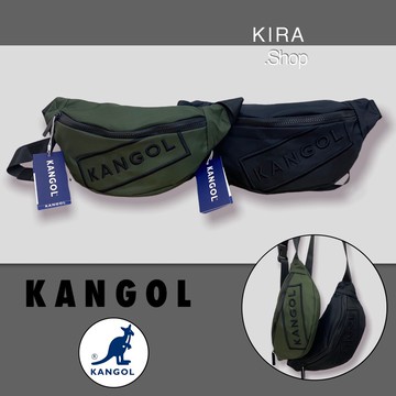 KANGOL  袋鼠 繡字腰包 胸包 原廠公司貨 正品 側背腰包 潮流腰包 側背包 男生腰包 包包 (現貨+預購)