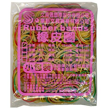 【文具通】文具通 18# 橡皮圈 橡皮筋 手腕大 小包裝 M2010027【APP滿額下單10%點數(單一帳號最高1000點)】4/30止