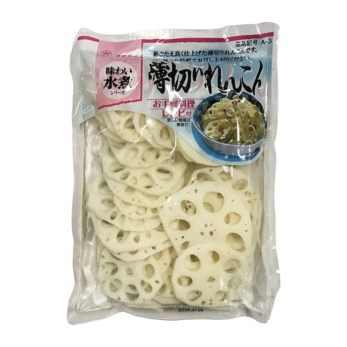 味わい水煮シリーズ　薄切りれんこん　120g