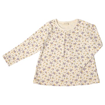 akachan honpo - 長袖休閒上衣-滿版印花-象牙白色