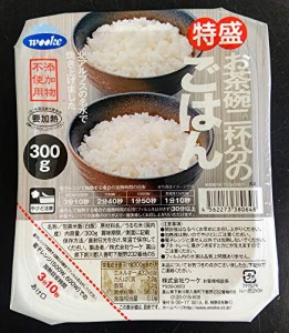 ウーケ ふんわりごはん 特盛り国内産100% 300g*24個