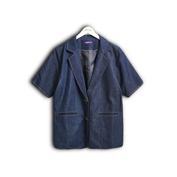 SOMETHING｜女裝｜短袖牛仔外套