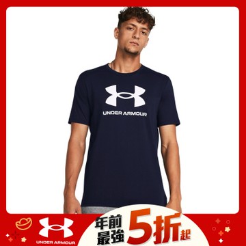 【UNDER ARMOUR】UA 男 SPORTSTYLE LOGO UPDATE 短袖T-Shirt_1382911-408