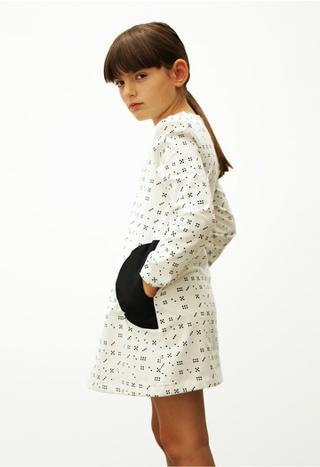 2015春夏 西班牙MOTORETA長袖印花洋裝