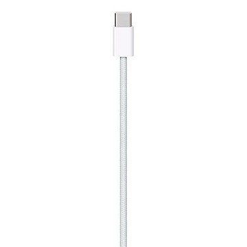 Apple原廠 USB-C to USB-C 編織傳輸充電線MW493FE/A 1M-白