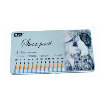 【Mona】不同灰度 80506-12 素描筆 12支/盒 4471