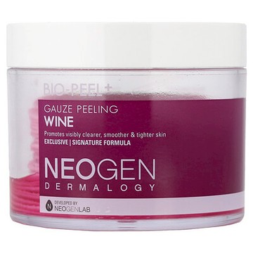 Neogen, Dermalogy，生物去角質 + 高階護理，紗布去角質，葡萄酒，30 個，6.76 液量盎司（200 毫升）