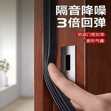 ⚡台灣直出⚡優選⭐密封條防盜門密封條進戶門隔音條防撞條框門窗門地門縫密封膠條