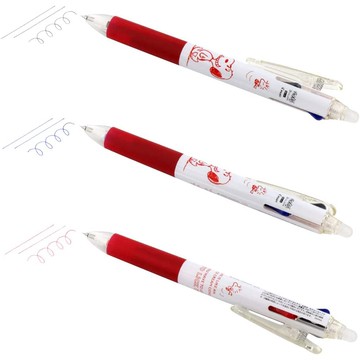 【CHL】SUN-STAR x PILOT Frixion Ball 史努比3色魔擦筆 紅白桿 3色擦擦筆 S4652