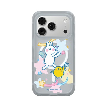 iPhone 18 Pro AirX 流變灰 - 懶散兔與啾先生 Lazy Rabbit and Mr.Chu - 魔法