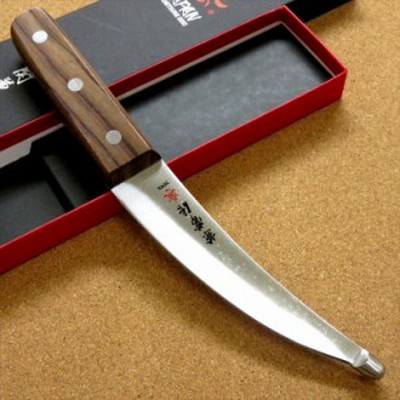 関の刃物 腸裂き包丁 14cm (140mm) 関兼常 SKD-12 全鋼 炭素鋼