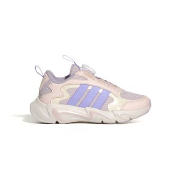 Adidas Playflex Habu K 中童 童鞋 粉紫色 旋鈕鞋帶 緩震 透氣 運動 休閒鞋 KI6481