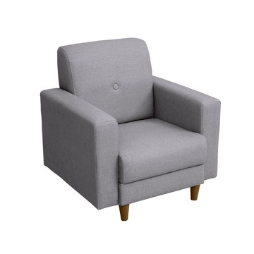 【多瓦娜】帕斯尼貓抓皮時尚單人沙發/三色灰