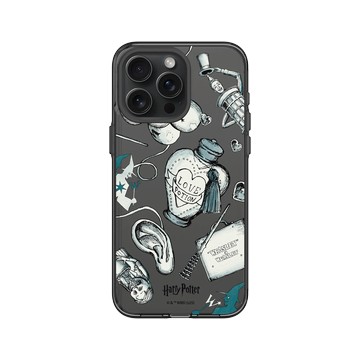 iPhone 15 Pro Max Clear 酷墨灰 - 哈利波特 Harry Potter - 衛氏巫師法寶店