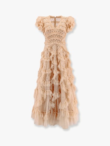 Long dress with all-over sequins - NEEDLE & THREAD - gender_Woman