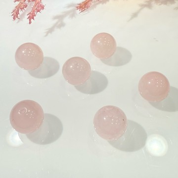 💕 𝓒. 𝓣 晶寶💕粉水晶 粉晶 圓珠 單珠 散珠 diy 設計 有孔洞