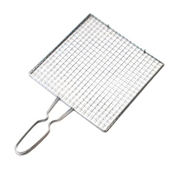 FIRST LIVING 折疊烤網 鋼鍍鋅材質 可重複使用  330 x 330mm  5個