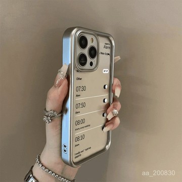 ✨限時下殺✨相框8點鬧鍾適用蘋果16手機殻iphone15promax全包14軟11/13/12