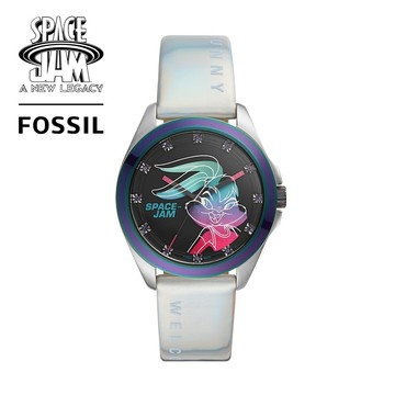【FOSSIL官方旗艦館】Space Jam 怪物奇兵 Lola 限量套錶組 白色矽膠錶帶 36MM LE1127SET