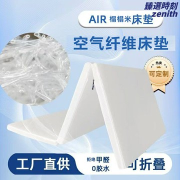 【可水洗透氣】4D空氣纖維床墊 榻榻米床墊 拼接床墊 摺疊床墊 學生床墊 宿舍床墊 3D立體結構 高彈支撐 家用拼接 榻榻米地鋪