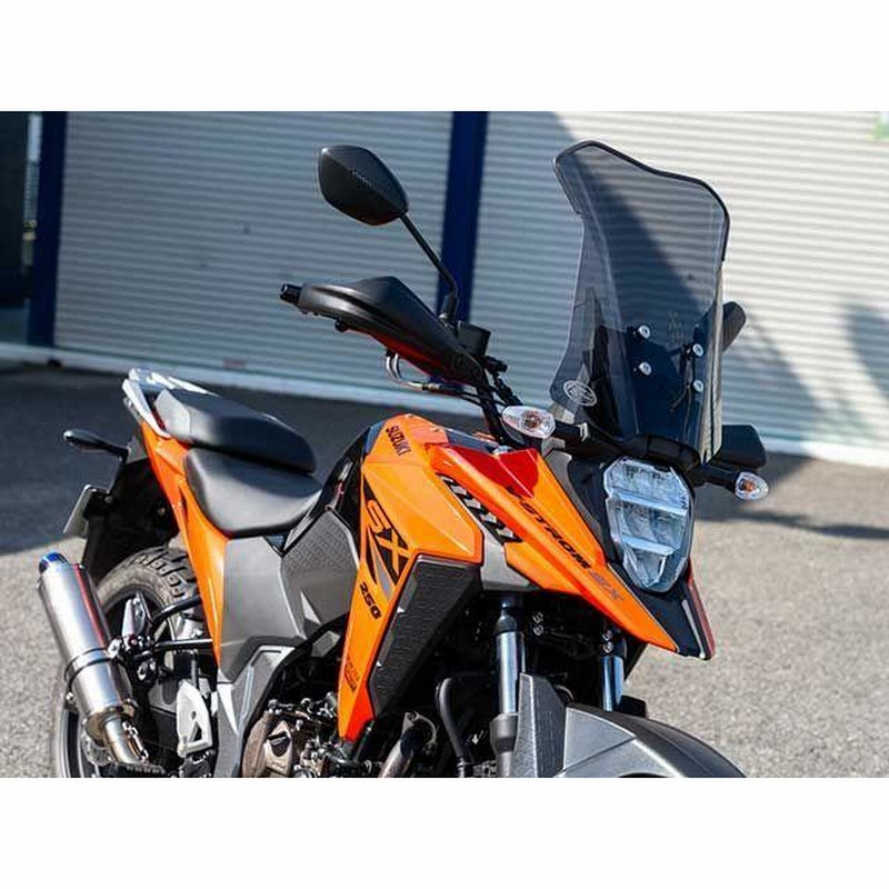 T*o様 VStrom　ロングシールド　スモーク　Vストローム250SX　ロング AERO GEAR VストロームSX スクリーン関連パーツ AG-SX02 エアロ
